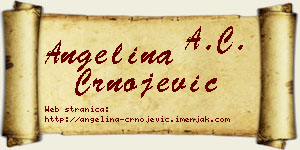 Angelina Crnojević vizit kartica